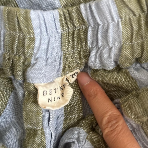 Beyond Nine Mabel Pants in Meadow Stripe XXS - Picture 6 of 7